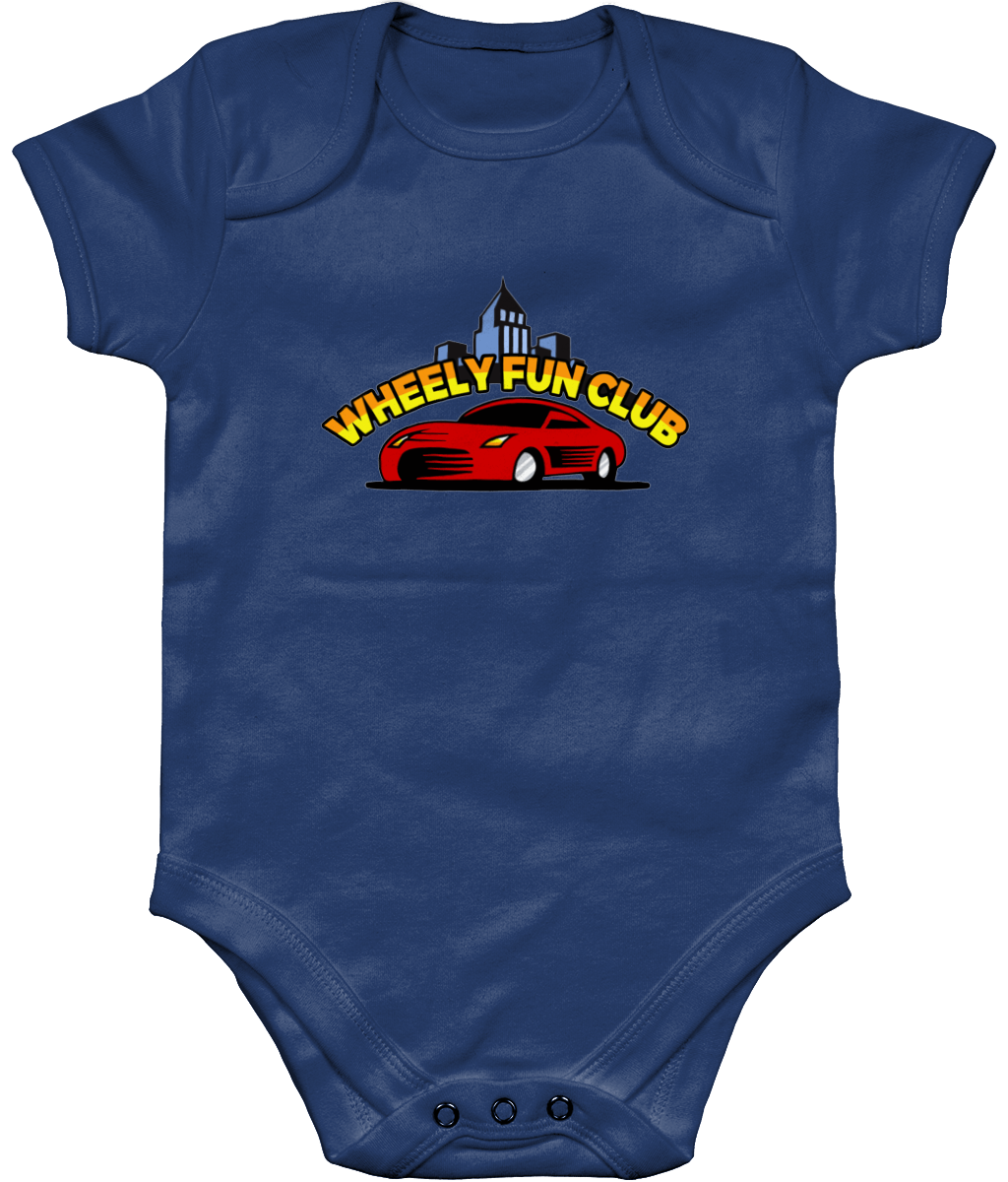 Body bébé bio à manches courtes Wheely Fun Club