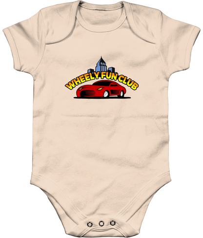 Body bébé bio à manches courtes Wheely Fun Club