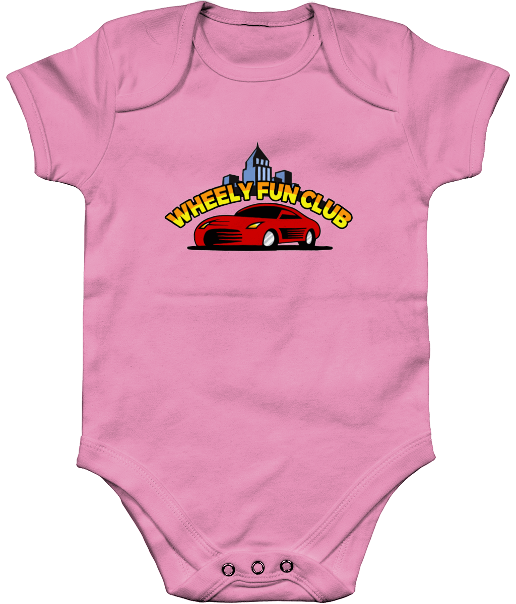 Body bébé bio à manches courtes Wheely Fun Club