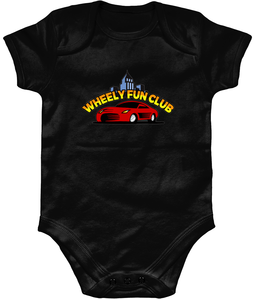 Body bébé bio à manches courtes Wheely Fun Club