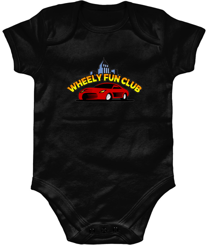 Body bébé bio à manches courtes Wheely Fun Club