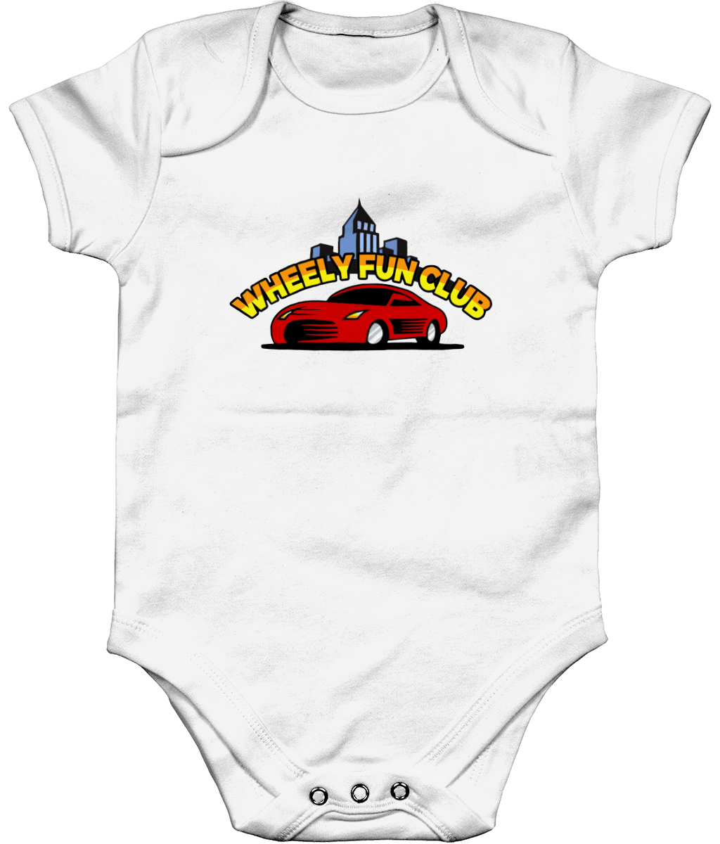 Body bébé bio à manches courtes Wheely Fun Club