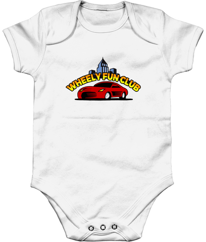 Body bébé bio à manches courtes Wheely Fun Club