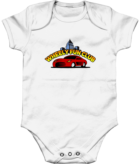 Body bébé bio à manches courtes Wheely Fun Club